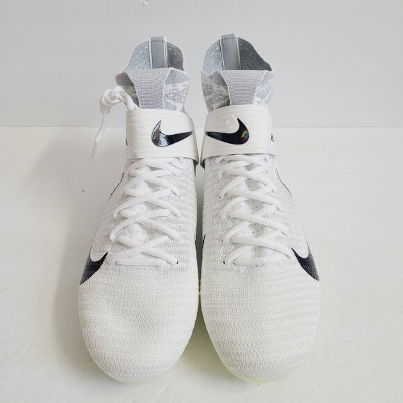 NEW Nike Alpha Menace Elite 2 Football Cleats BV3298-100 Size 13 White main image 7